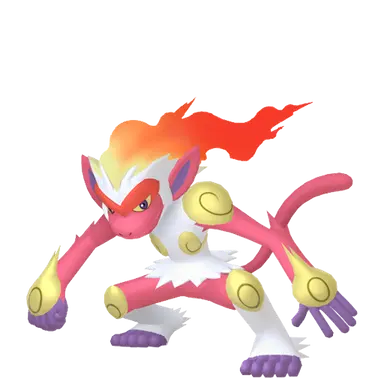 #0392 Infernape Shiny 6IV Hidden Ability In-game Trade Pkm Go